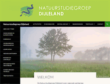 Tablet Screenshot of natuurstudiegroepdijleland.be
